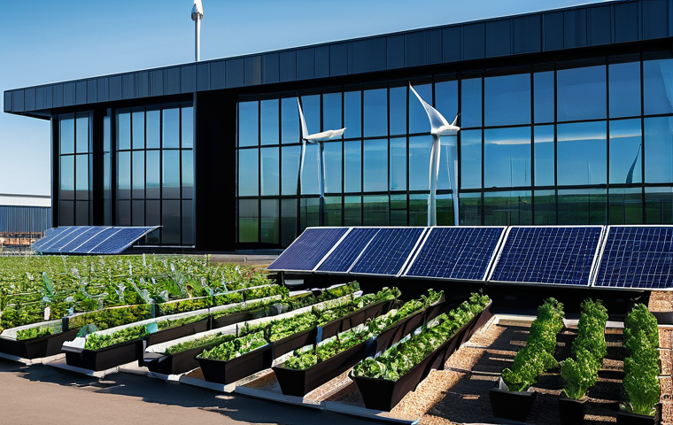 산업공학과 로보틱스 - **Prompt:** An expansive, highly automated logistics warehouse bathed in cool, industrial lighting. ...