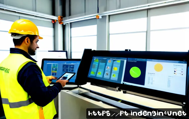 산업공학과 환경 최적화 기술 - Photorealistic industrial engineering team in a modern Portuguese manufacturing facility, a diverse ...