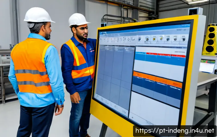 산업공학과 리스크 평가 - Photorealistic industrial engineering risk assessment meeting in a modern Brazilian manufacturing pl...
